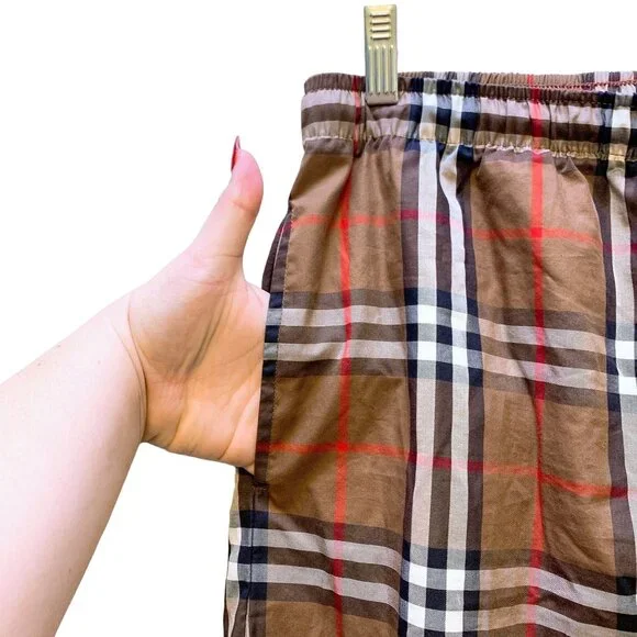 Men's Burberry Loungewear Plaid Pull On Pants M - Picture 5 of 9